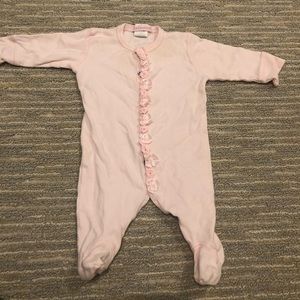 Baby Steps Footie with Roses, 3 months